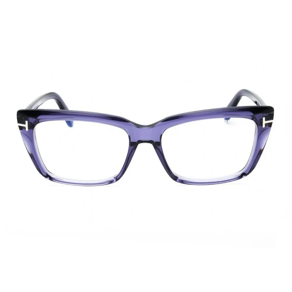 NEW TOM FORD EYEGLASSES VIOLET WOMEN SQUARE EYEWEAR